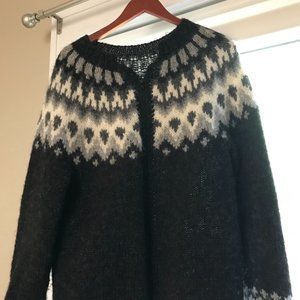 Nordic Sweater with Captivating Traditional Design